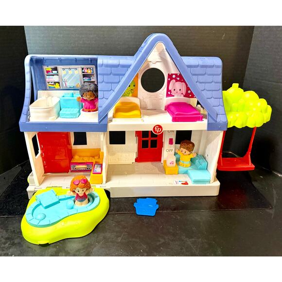 Fisher-Price Little People Friends Together Play House Toddler Learning Playset - Picture 1 of 8